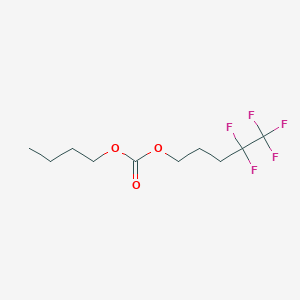 molecular formula C10H15F5O3 B12082346 Butyl 4,4,5,5,5-pentafluoropentyl carbonate 