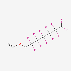 molecular formula C9H6F12O B12082355 1,1,2,2,3,3,4,4,5,5,6,6-Dodecafluoro-7-(vinyloxy)heptane CAS No. 78971-81-0