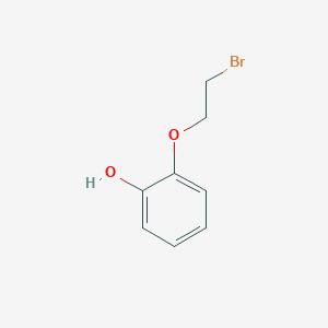 molecular formula C8H9BrO2 B12082364 Phenol, 2-(2-bromoethoxy)- CAS No. 51974-48-2