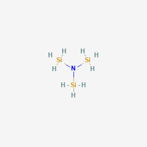 molecular formula H9NSi3 B1208238 三硅胺 CAS No. 13862-16-3