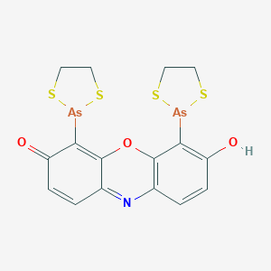 molecular formula C16H13As2NO3S4 B120825 ReAsH-EDT2 CAS No. 438226-89-2