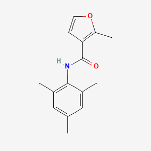 molecular formula C15H17NO2 B1208250 2-methyl-N-(2,4,6-trimethylphenyl)-3-furancarboxamide 
