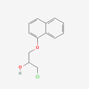 molecular formula C13H13ClO2 B1208267 1-氯-3-(1-萘氧基)-2-丙醇 CAS No. 20133-93-1