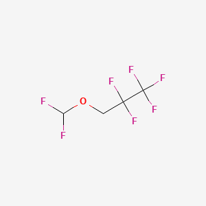 molecular formula C4H3F7O B1208271 3-(Difluoromethoxy)-1,1,1,2,2-pentafluoropropane CAS No. 56860-81-2