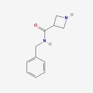 molecular formula C11H14N2O B12082747 N-benzylazetidine-3-carboxamide 