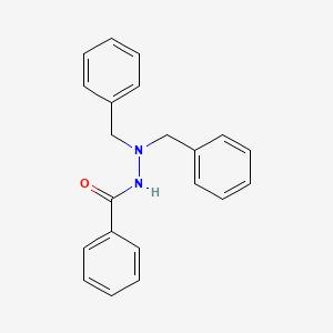 molecular formula C21H20N2O B1208276 N',N'-Dibenzylbenzohydrazide CAS No. 6304-45-6