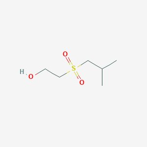 molecular formula C6H14O3S B12082781 Ethanol, 2-[(2-methylpropyl)sulfonyl]- CAS No. 42779-13-5