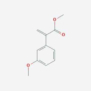 molecular formula C11H12O3 B12082784 Methyl 2-(3-methoxyphenyl)acrylate 