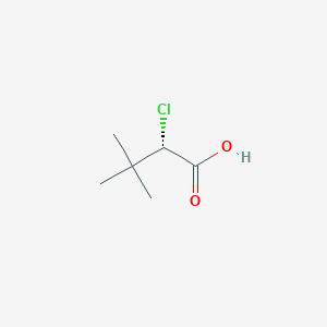 molecular formula C6H11ClO2 B12082821 (2S)-2-chloro-3,3-dimethylbutanoic acid CAS No. 32659-48-6