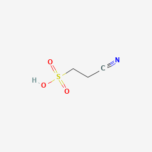 molecular formula C3H5NO3S B12082822 2-Cyanoethanesulfonic acid 