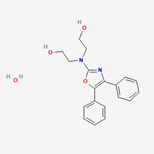 molecular formula C19H22N2O4 B1208283 Ageroplas CAS No. 63867-52-7