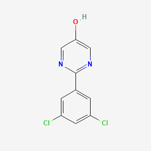 molecular formula C10H6Cl2N2O B12082849 2-(3,5-Dichlorophenyl)-5-hydroxypyrimidine 