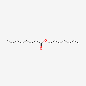 molecular formula C15H30O2 B1208286 Heptyl octanoate CAS No. 4265-97-8