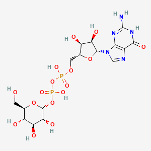 molecular formula C16H25N5O16P2 B12082870 Guanosine diphosphate glucose CAS No. 5750-57-2