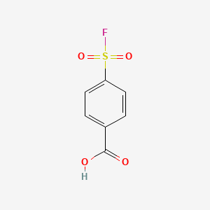 molecular formula C7H5FO4S B1208289 4-(Fluorosulfonyl)benzoic acid CAS No. 455-26-5