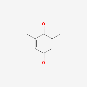 molecular formula C8H8O2 B1208291 2,6-Dimethylbenzoquinone CAS No. 527-61-7
