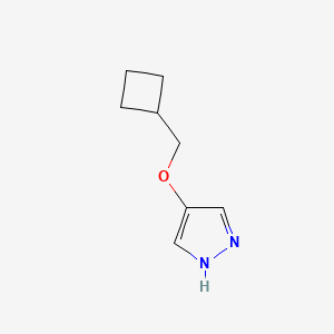 molecular formula C8H12N2O B12082951 4-(Cyclobutylmethoxy)-1H-pyrazole 