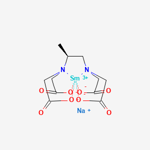 molecular formula C11H14N2NaO8Sm B12083033 Sodium [(S)-1,2-Diaminopropane-N,N,N',N'-tetraacetato]samarate(III) 