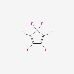 molecular formula C5F6 B12083114 Hexafluorocyclopentadiene CAS No. 699-39-8