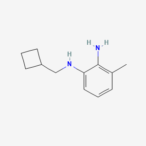 molecular formula C12H18N2 B12083181 N1-(cyclobutylmethyl)-3-methylbenzene-1,2-diamine 