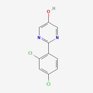 molecular formula C10H6Cl2N2O B12083197 2-(2,4-Dichlorophenyl)-5-hydroxypyrimidine 