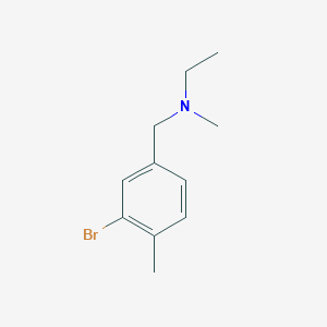 molecular formula C11H16BrN B12083203 [(3-Bromo-4-methylphenyl)methyl](ethyl)methylamine 