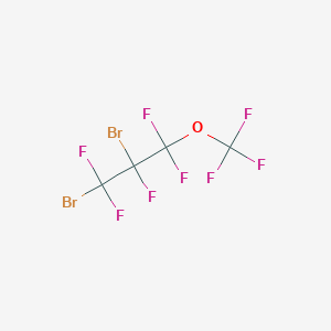 molecular formula C4Br2F8O B12083207 1,2-Dibromo-1,1,2,3,3-pentafluoro-3-(trifluoromethoxy)propane CAS No. 885275-98-9