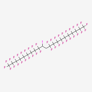 molecular formula C21H3F40I B12083219 Heneicosane, 1,1,1,2,2,3,3,4,4,5,5,6,6,7,7,8,8,9,9,10,10,13,13,14,14,15,15,16,16,17,17,18,18,19,19,20,20,21,21,21-tetracontafluoro-12-iodo- CAS No. 1980063-90-8