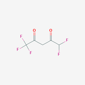 molecular formula C5H3F5O2 B12083237 1,1,1,5,5-Pentafluoropentane-2,4-dione 