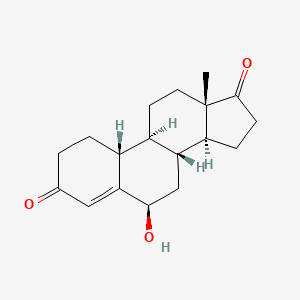 molecular formula C18H24O3 B1208326 6beta-Hydroxyestr-4-ene-3,17-dione CAS No. 5949-49-5