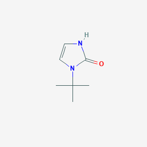 molecular formula C7H12N2O B12083268 2H-Imidazol-2-one, 1-(1,1-dimethylethyl)-1,3-dihydro- CAS No. 92075-17-7
