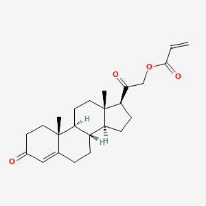 molecular formula C24H32O4 B1208329 21-Acryloxyprogesterone CAS No. 27953-65-7
