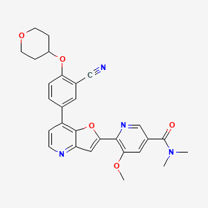 molecular formula C28H26N4O5 B12083297 TBK1/IKKepsilon-IN-1 