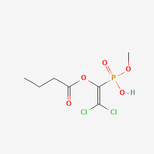 molecular formula C7H11Cl2O5P B1208330 Demethylvinylbutonate CAS No. 73321-75-2