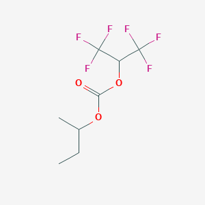 molecular formula C8H10F6O3 B12083301 sec-Butyl hexafluoroisopropyl carbonate 