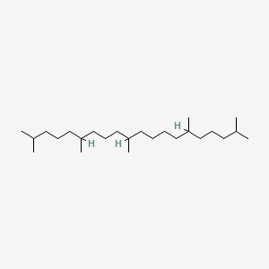 molecular formula C25H52 B1208331 Eicosane,2,6,10,15,19-pentamethyl- CAS No. 73303-36-3
