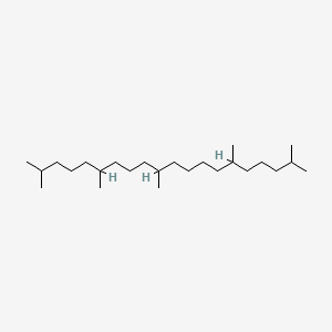 molecular formula C25H52 B1208331 2,6,10,15,19-Pentamethyleicosane CAS No. 73303-36-3