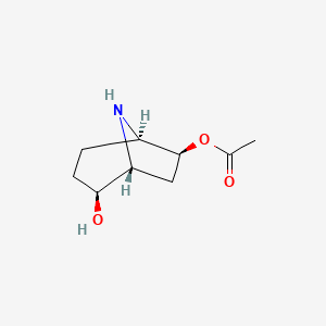 molecular formula C9H15NO3 B1208332 Baogongteng A CAS No. 74239-84-2