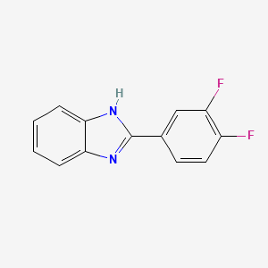 molecular formula C13H8F2N2 B12083321 2-(3,4-difluorophenyl)-1H-benzimidazole 