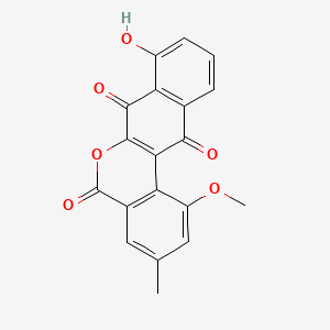molecular formula C19H12O6 B1208334 Antibiotic WS5995A CAS No. 76191-51-0