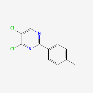 molecular formula C11H8Cl2N2 B12083351 4,5-Dichloro-2-(p-tolyl)pyrimidine 