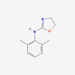 molecular formula C11H14N2O B1208336 2-Oxazolamine, N-(2,6-dimethylphenyl)-4,5-dihydro- CAS No. 31235-50-4