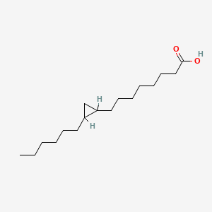 molecular formula C17H32O2 B1208338 9,10-Methylenehexadecanoic acid CAS No. 5618-00-8