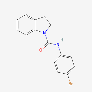 molecular formula C15H13BrN2O B12083394 N-(4-bromophenyl)indoline-1-carboxamide 