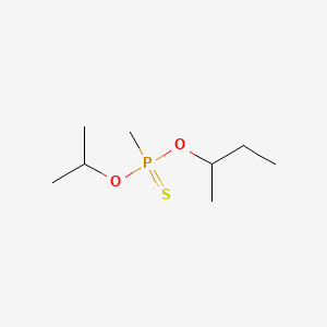 molecular formula C8H19O2PS B1208340 S-Butyl O-(1-methylethyl) methyl thiophosphonate CAS No. 22522-32-3