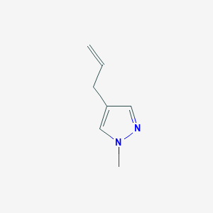 molecular formula C7H10N2 B12083447 1-methyl-4-(prop-2-en-1-yl)-1H-pyrazole 
