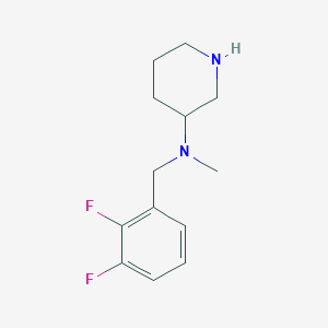 molecular formula C13H18F2N2 B12083454 N-[(2,3-difluorophenyl)methyl]-N-methylpiperidin-3-amine 