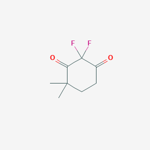 molecular formula C8H10F2O2 B12083471 2,2-Difluoro-4,4-dimethylcyclohexane-1,3-dione CAS No. 1031926-88-1
