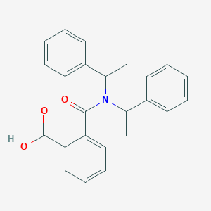 molecular formula C24H23NO3 B12083497 2-[bis(1-phenylethyl)carbamoyl]benzoic Acid 