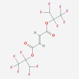 molecular formula C10H4F12O4 B12083588 2-Butenedioic acid(2E)-, bis[2,2,2-trifluoro-1-(trifluoromethyl)ethyl] ester (9CI) 